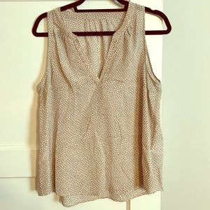 JOIE blouse (light pink, black and white)